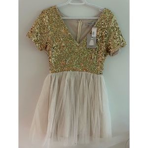Maniju sparkling dress with tags
